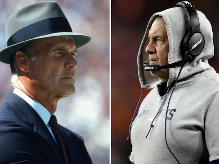 Patriots - Bill Belichick Tom Landry